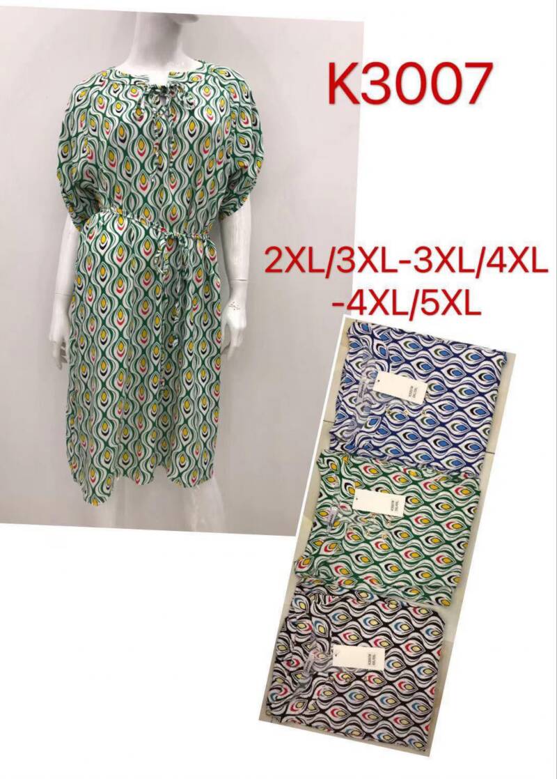 Sukienki damskie Roz 2XL-5XL, Mix Kolor Paczka 12 szt